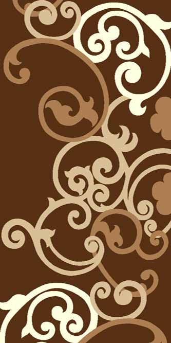 Ковровая VISION DELUXE carving V805 BROWN Российский ковер ВИЖН ДЕЛЮКС фабрики Меринос V805 BROWN Цена указана за 1 квадратный метр