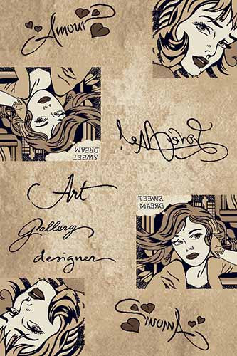 Прямоугольный ковер VALENCIA DELUXE D362 BROWN Российский ковер ВАЛЕНСИЯ ДЕЛЮКС фабрики Меринос D362 BROWN Цена указана за 1 квадратный метр