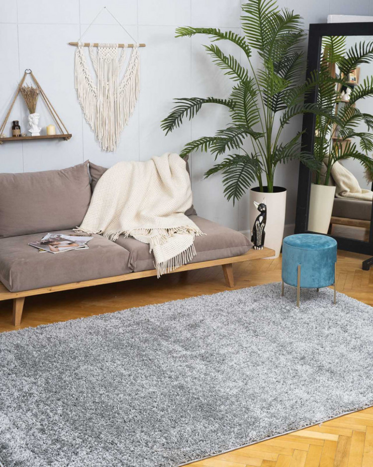 Дорожка пушистая (Шагги серый) Высоковорсные дорожки на джутовой основе. Любые размеры на отрез с обработкой краев. Высота ворса 25 мм. Цена за погонный метр.