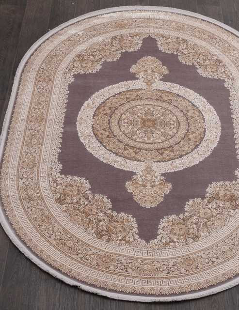 Турецкий ковер SALVATORE-5401B-A-SARI-K-SARI-OVAL Восточные ковры SALVATORE Цена указана за квадратный метр