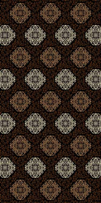 Ковровая дорожка SUNRISE V822 BLACK-BROWN