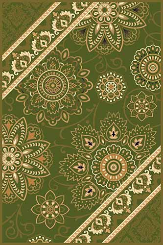 Прямоугольный ковер VALENCIA DELUXE D249 GREEN Российский ковер ВАЛЕНСИЯ ДЕЛЮКС фабрики Меринос D249 GREEN Цена указана за 1 квадратный метр