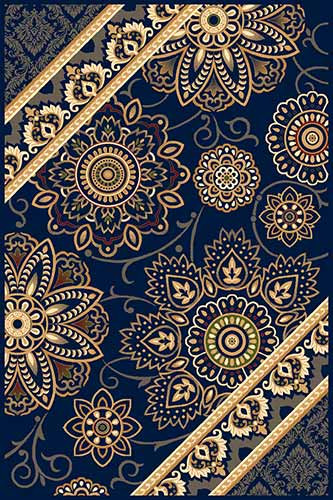 Прямоугольный ковер VALENCIA DELUXE D249 NAVY Российский ковер ВАЛЕНСИЯ ДЕЛЮКС фабрики Меринос D249 NAVY Цена указана за 1 квадратный метр