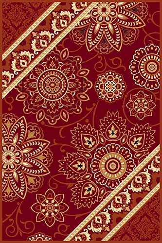 Прямоугольный ковер VALENCIA DELUXE D249 RED Российский ковер ВАЛЕНСИЯ ДЕЛЮКС фабрики Меринос D249 RED Цена указана за 1 квадратный метр