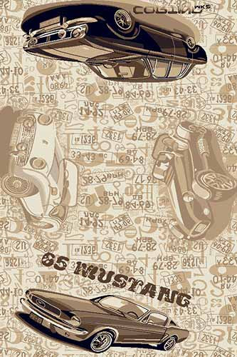 Прямоугольный ковер VALENCIA DELUXE D368 BROWN Российский ковер ВАЛЕНСИЯ ДЕЛЮКС фабрики Меринос D368 BROWN Цена указана за 1 квадратный метр