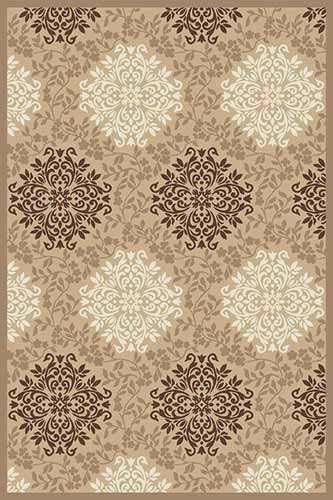 Прямоугольный ковер VALENCIA DELUXE D374 BEIGE-BROWN Российский ковер ВАЛЕНСИЯ ДЕЛЮКС фабрики Меринос D374 BEIGE-BROWN Цена указана за 1 квадратный метр