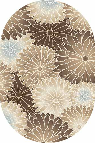 Овальный ковер VALENCIA DELUXE D321 CREAM-BROWN Российский ковер ВАЛЕНСИЯ ДЕЛЮКС фабрики Меринос D321 CREAM-BROWN Цена указана за 1 квадратный метр