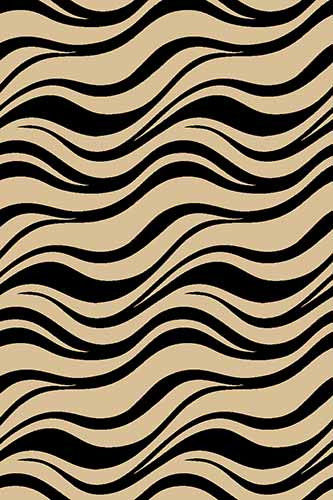 Прямоугольный ковер SUNRISE V817 BEIGE-BLACK Российский ковер САНРАЙЗ фабрики Меринос V817 BEIGE-BLACK Цена указана за 1 квадратный метр