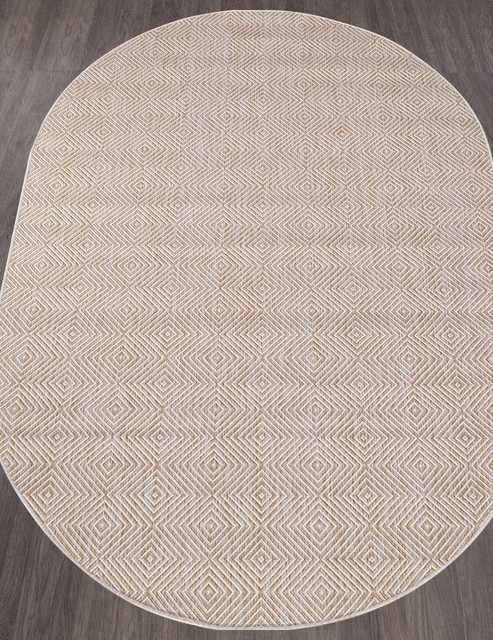 Ковёр VEGAS-S006-BEIGE-OVAL Российский Ковёр Циновка Вегас.Цена указана за 1 кв/метр.