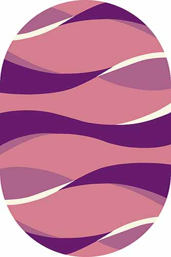 Овальный ковер SUNRISE V811 PINK Российский ковер САНРАЙЗ фабрики Меринос V811 PINK Цена указана за 1 квадратный метр