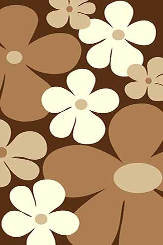 Прямоугольный ковер SUNRISE V148 BROWN Российский ковер САНРАЙЗ фабрики Меринос V148 BROWN Цена указана за 1 квадратный метр