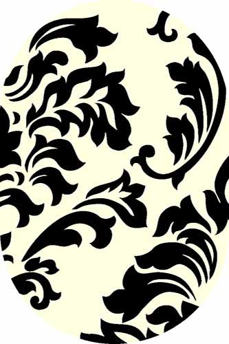 Овальный ковер SUNRISE V812 L.CREAM-BLACK Российский ковер САНРАЙЗ фабрики Меринос V812 L.CREAM-BLACK Цена указана за 1 квадратный метр