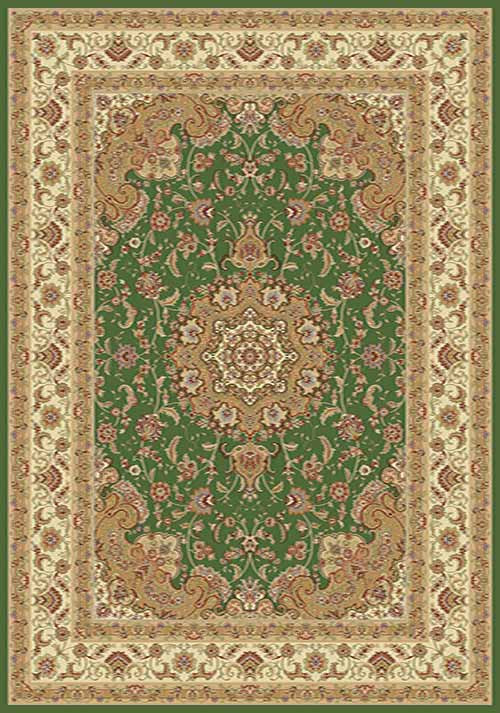 Прямоугольный ковер BUHARA D158 GREEN Российский ковер БУХАРА фабрики Меринос D158 GREEN Цена указана за 1 квадратный метр