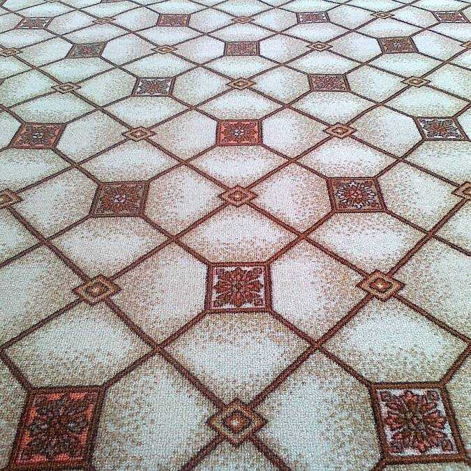 ПАЛАС КЛЕТКА Палас изготавливается по вашим размерам с дальнейшей обработкой оверлоком. Возможен вырез паласа по вашему шаблону который можно выслать нам по электронной почте с приведением всех размеров.