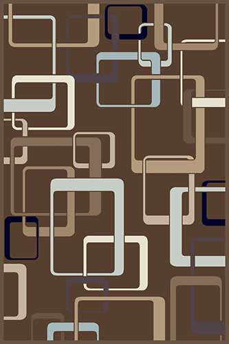 Прямоугольный ковер VALENCIA DELUXE D254 BROWN Российский ковер ВАЛЕНСИЯ ДЕЛЮКС фабрики Меринос D254 BROWN Цена указана за 1 квадратный метр