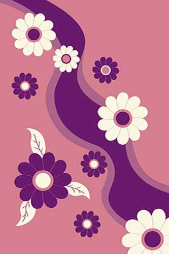 Прямоугольный ковер SUNRISE V818 PINK Российский ковер САНРАЙЗ фабрики Меринос V818 PINK Цена указана за 1 квадратный метр