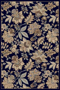 Прямоугольный ковер VALENCIA DELUXE D256 D.NAVY-BROWN