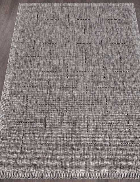 Ковёр VEGAS-S008-GRAY-BLACK-STAN Российский Ковёр Циновка Вегас.Цена указана за 1 кв/метр.