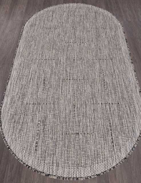 Ковёр VEGAS-S008-GRAY-OVAL Российский Ковёр Циновка Вегас.Цена указана за 1 кв/метр.