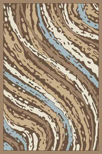 Прямоугольный ковер VALENCIA DELUXE D305 BROWN