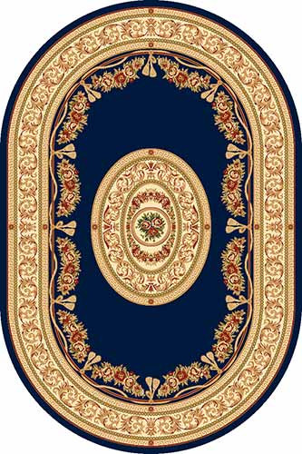 Овальный ковер VALENCIA DELUXE W340 NAVY Российский ковер ВАЛЕНСИЯ ДЕЛЮКС фабрики Меринос W340 NAVY Цена указана за 1 квадратный метр