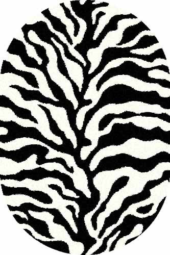 Овальный ковер COMFORT SHAGGY S614 BLACK-BONE Российский ковер КОМФОРТ ШАГГИ фабрики Меринос S614 BLACK-BONE Цена указана за 1 квадратный метр