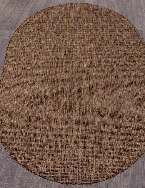 Ковёр VEGAS-S112-BROWN-OVAL Российский Ковёр Циновка Вегас.Цена указана за 1 кв/метр.