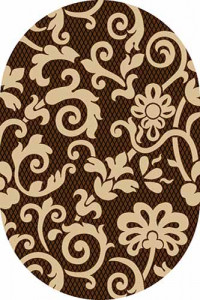 Овальный ковер SUNRISE V824 BROWN