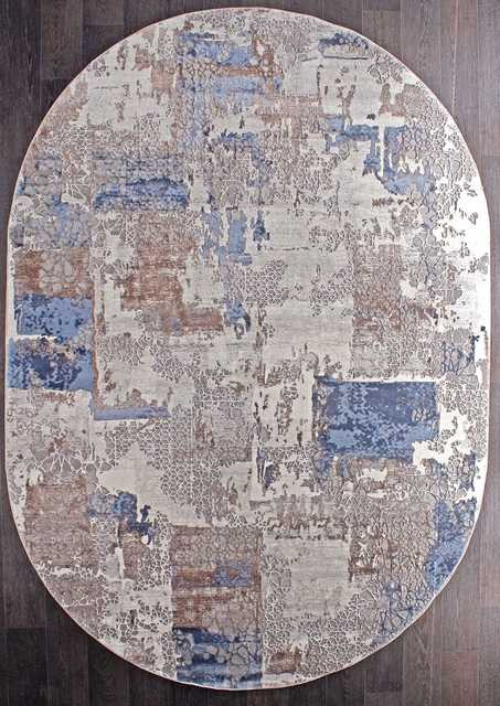 Турецкий ковер ARMINA-03857A-BLUE-BLUE-OVAL Восточные ковры ARMINA Цена указана за квадратный метр