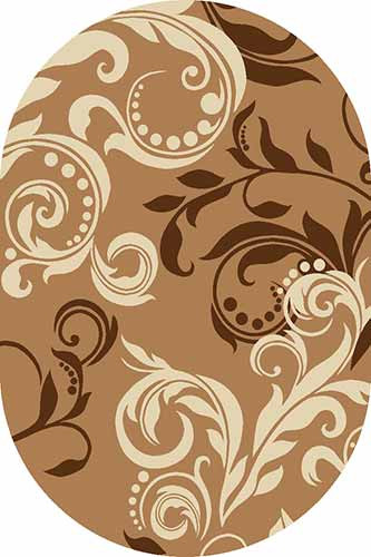 Овальный ковер SUNRISE V825 MUSTARD Российский ковер САНРАЙЗ фабрики Меринос V825 MUSTARD Цена указана за 1 квадратный метр