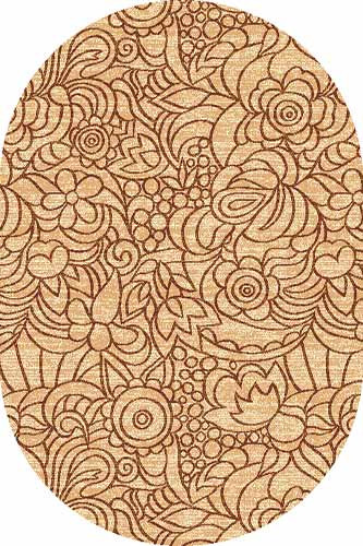 Овальный ковер LAGUNA D240 BEIGE Российский ковер ЛАГУНА фабрики Меринос D240 BEIGE Цена указана за 1 квадратный метр