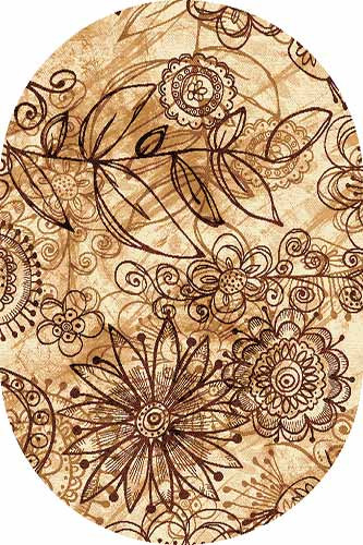 Овальный ковер LAGUNA D354 BEIGE Российский ковер ЛАГУНА фабрики Меринос D354 BEIGE Цена указана за 1 квадратный метр