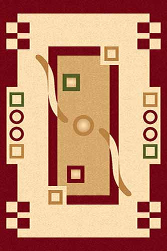 Прямоугольный ковер KAMEA carving 5462 RED Российский ковер Камея Карвинг фабрики Меринос 5462 RED Цена указана за 1 квадратный метр