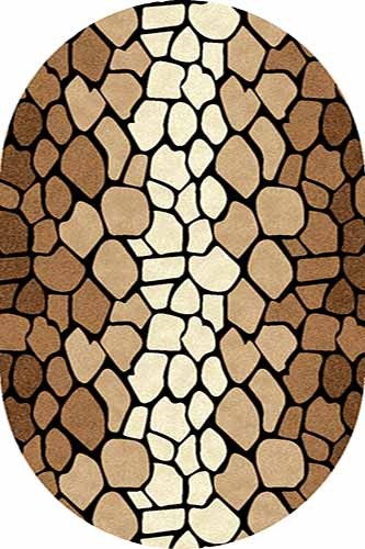 Овальный ковер SUNRISE D046 BEIGE Российский ковер САНРАЙЗ фабрики Меринос D046 BEIGE Цена указана за 1 квадратный метр