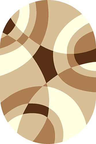 Овальный ковер SUNRISE V827 BEIGE Российский ковер САНРАЙЗ фабрики Меринос V827 BEIGE Цена указана за 1 квадратный метр