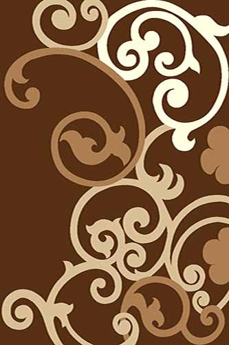 Прямоугольный ковер SUNRISE V805 BROWN Российский ковер САНРАЙЗ фабрики Меринос V805 BROWN Цена указана за 1 квадратный метр