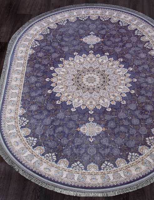 Иранский ковер FARSI 1200 G253-BLUE-C-OVAL Персидские ковры FARSI 1200 Цена указана за кв. метр