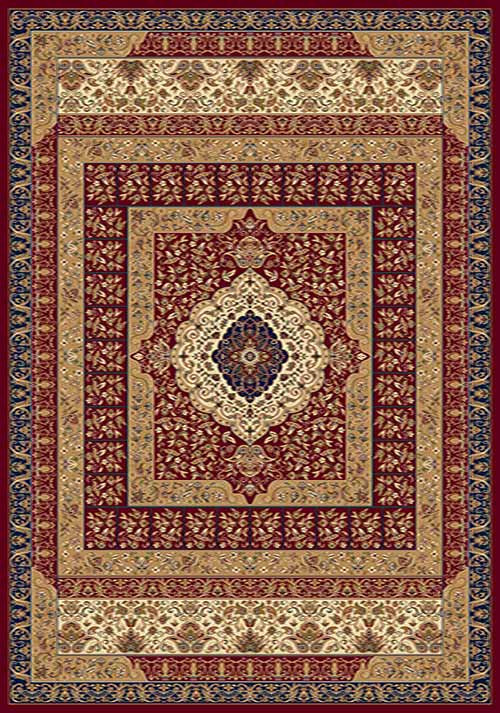 Прямоугольный ковер BUHARA D292 RED Российский ковер БУХАРА фабрики Меринос D292 RED Цена указана за 1 квадратный метр