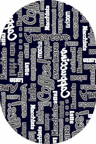 Овальный ковер SILVER D233 D.NAVY Российский ковер СИЛЬВЕР фабрики Меринос D233 D.NAVY Цена указана за 1 квадратный метр