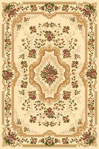 Прямоугольный ковер VALENCIA DELUXE D317 CREAM Российский ковер ВАЛЕНСИЯ ДЕЛЮКС фабрики Меринос D317 CREAM Цена указана за 1 квадратный метр