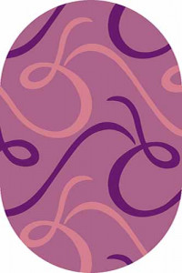 Овальный ковер SUNRISE V803 LILAC