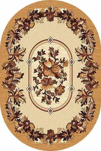 Овальный ковер LAGUNA LSK5 YELLOW Российский ковер ЛАГУНА фабрики Меринос LSK5 YELLOW Цена указана за 1 квадратный метр