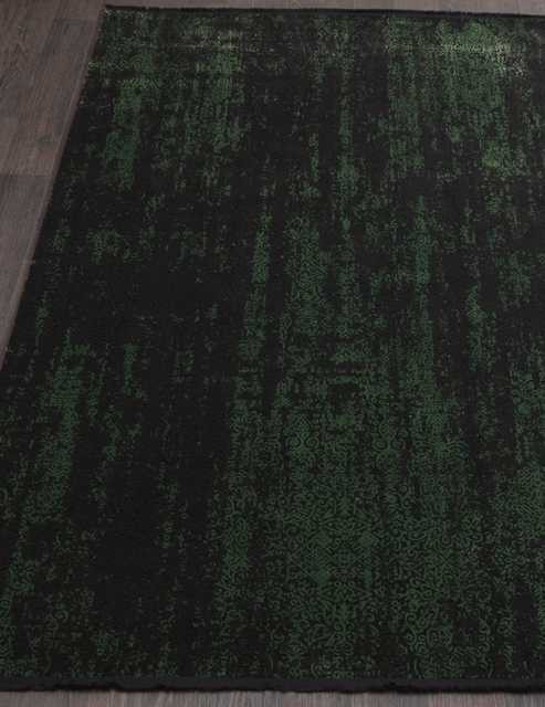 Турецкий ковер VISKONTI-30600A_BH6_14-BLACK-GREEN-STAN Восточные ковры VISKONTI Цена указана за квадратный метр