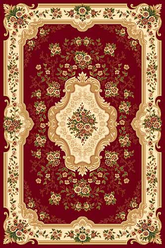 Прямоугольный ковер VALENCIA DELUXE D317 RED Российский ковер ВАЛЕНСИЯ ДЕЛЮКС фабрики Меринос D317 RED Цена указана за 1 квадратный метр