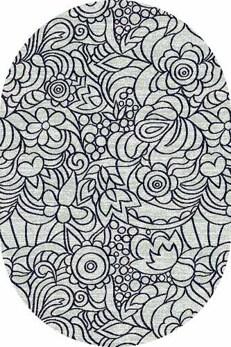 Овальный ковер SILVER D240 L.GRAY Российский ковер СИЛЬВЕР фабрики Меринос D240 L.GRAY Цена указана за 1 квадратный метр