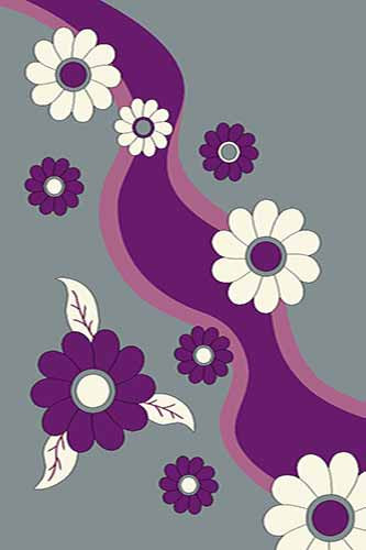 Прямоугольный ковер VISION DELUXE carving V818 GRAY-LILAC Российский ковер ВИЖН ДЕЛЮКС фабрики Меринос V818 GRAY-LILAC Цена указана за 1 квадратный метр