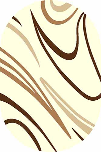 Овальный ковер SUNRISE V804 L.CREAM Российский ковер САНРАЙЗ фабрики Меринос V804 L.CREAM Цена указана за 1 квадратный метр