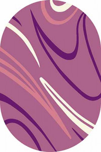 Овальный ковер SUNRISE V804 LILAC