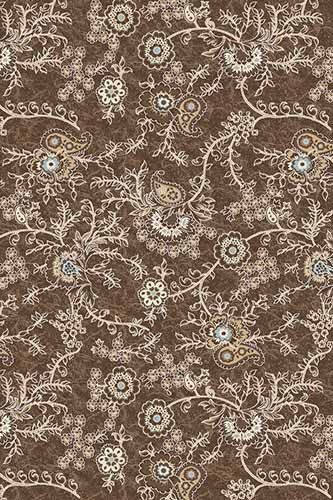 Прямоугольный ковер VALENCIA DELUXE D324 BROWN Российский ковер ВАЛЕНСИЯ ДЕЛЮКС фабрики Меринос D324 BROWN Цена указана за 1 квадратный метр