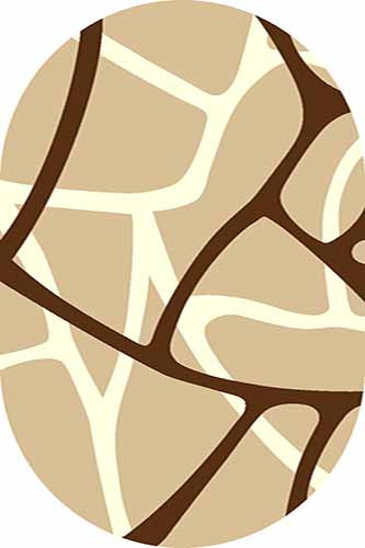 Овальный ковер VISION DELUXE carving V808 BEIGE Российский ковер ВИЖН ДЕЛЮКС фабрики Меринос V808 BEIGE Цена указана за 1 квадратный метр